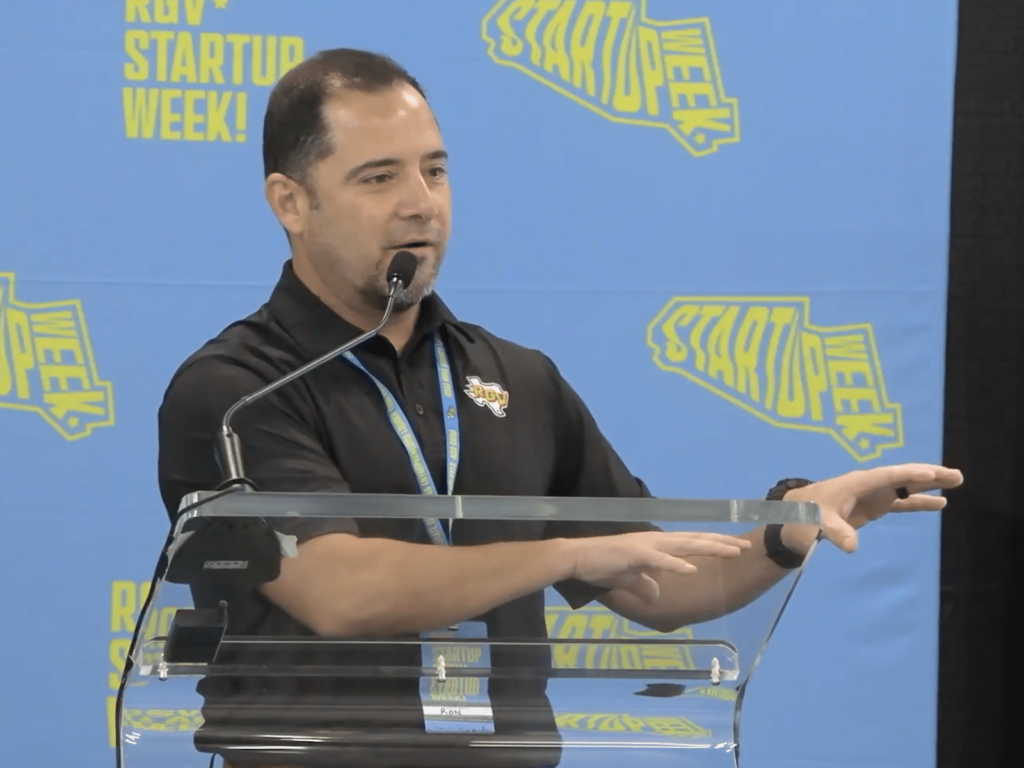 Ron Garza speaks at RGV Startup Week